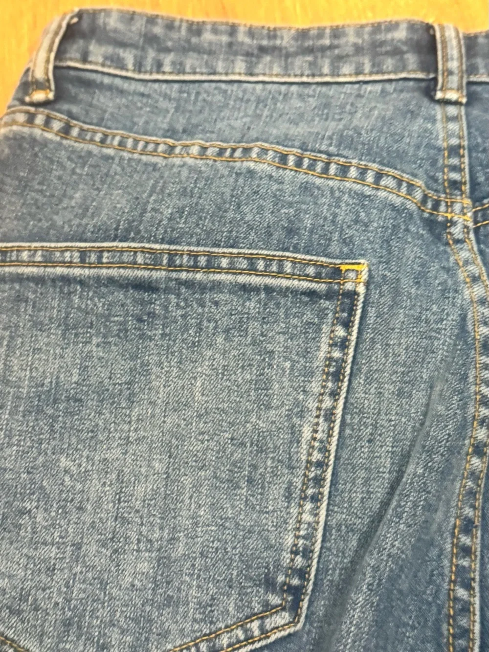Tory Burch Cropped Wide Leg Jeans Size 28 High Rise Medium Wash Denim
